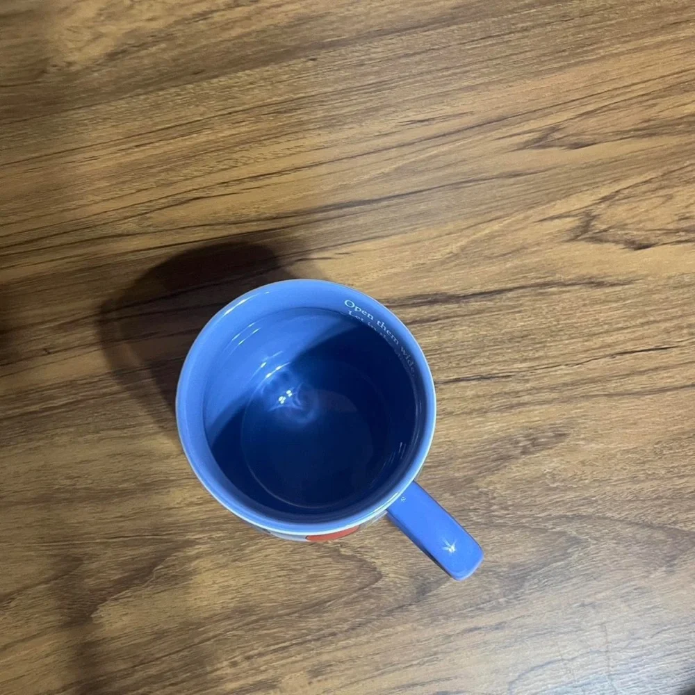 Disney Store Eeyore Winnie The Pooh Large Coffee Mug Cup Sad tree red balloon